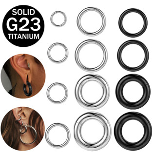  1 PC G23 Bông Tai Titan 2   2.5   3   4   5   6mm Vòng Bông Tai Đen Bấm Tai Độ Dày Tai Xuyên Punk Trang Sức Cơ Thể 
