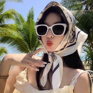 Khăn lụa vuông quàng choàng cổ nữ 70x70cm turban bandana trùm đầu đẹp cao cấp làm áo yếm nhiều kiểu dáng AAA iLita