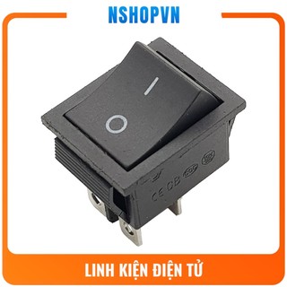 Công tắc 4 chân 2 vị trí kcd4 | công tắc bập bênh màu đen/đỏ