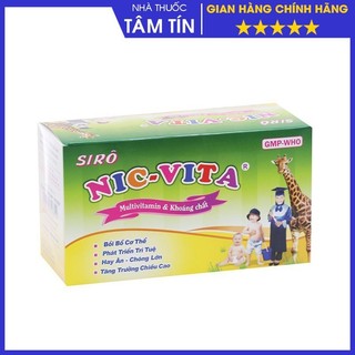 Nic Vita - giúp ăn ngon, tăng hấp thu dinh dưỡng, tăng chiều cao- 20 ống date 02/2025