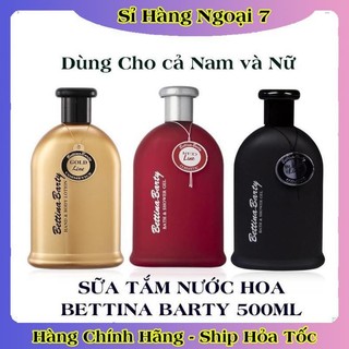 Sữa tắm nước hoa bettina barty bath and shower gel 500ml, lăn khử mùi vanilla chuẩn đức .