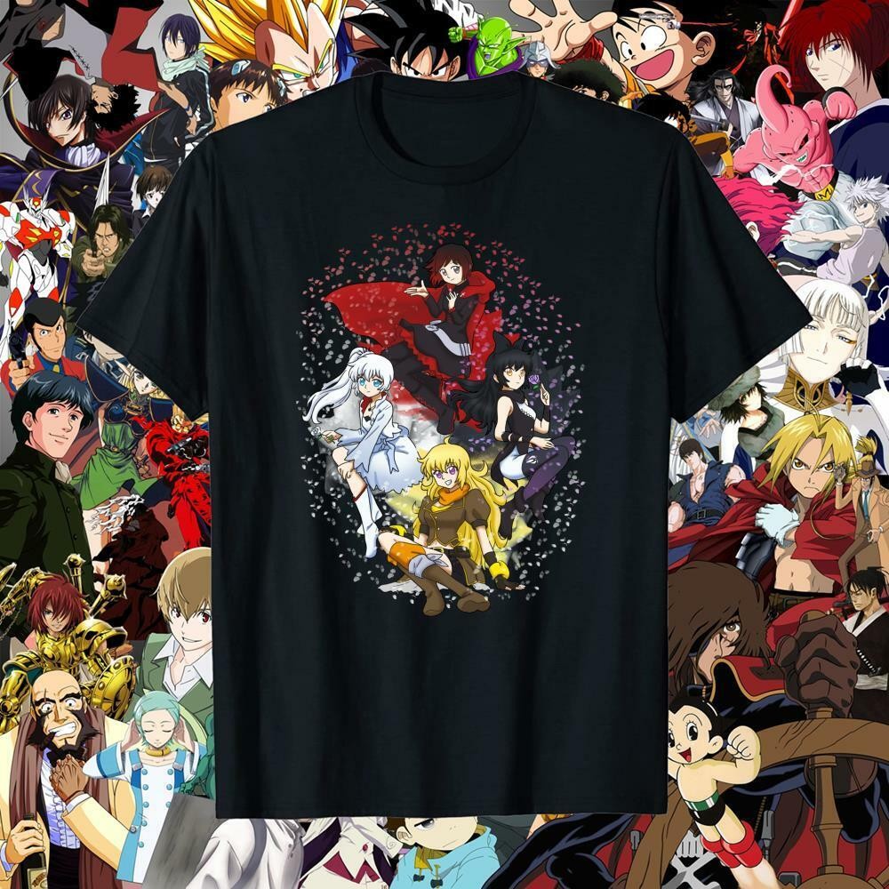 Áo thun cổ điển Rwby Flowers