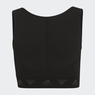 adidas Tập luyện Áo Tank Top Lửng Tập Luyện Không Đường May adidas AEROKNIT Trẻ em Đen HB0453