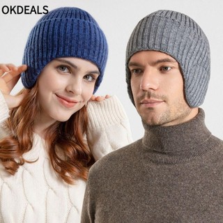 OKDEALS Mũ Dệt Kim Che Tai Bảo Vệ Chống Gió Chống Lạnh Thời Trang Thể Thao Ngoài Trời Vào Mùa Đông