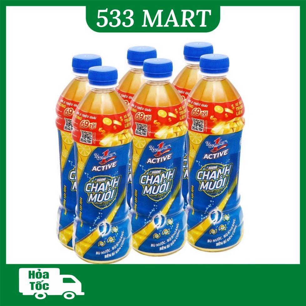 [LỐC 6 CHAI] Number One Active chanh muối x 455ml