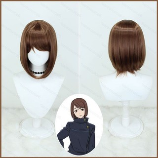 Miss Jujutsu Kaisen Ieiri Shoko Cosplay Tóc Giả Da Đầu Nhân Tạo Anime Tóc Giả Chịu Nhiệt Tiệc Halloween