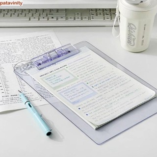 Patavinity Clipboard A4 trong suốt, Bảng viết có kẹp cấu hình thấp Bộ sắp xếp thư mục tập tin A4, Bảng viết Bảng viết Thư mục tài liệu Máy tính bảng Thư mục tập tin Kẹp bảng