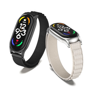  MIJOBS Alpine Nylon Dây Đeo Cho Mi Band 10 9 8 7 6 5 4 3 Vòng Nylon Vòng Tay Cho Xiaomi Dây Thông Minh 9 Đồng Hồ Thông Minh Dây Đeo Tay Phụ Kiện Đồng Hồ 