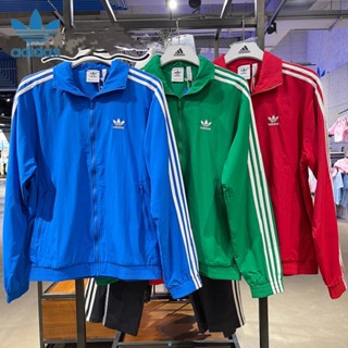 Thêu Logo 100% Nguyên Bản Đứng Cổ Áo Cặp Đôi Áo Khoác Cho Nữ Áo Khoác Trơn Có Khóa Kéo Bomber Áo Khoác Gió Áo Khoác Nam