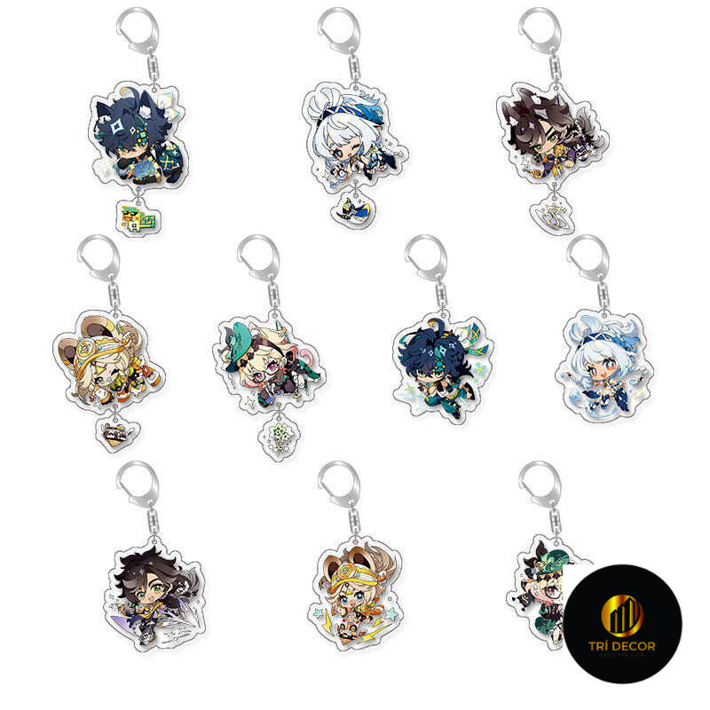 Mặt dây chuyền móc khóa hai mặt nhiều lớp Maranika Zinakinich Amélie Essesos thiết bị ngoại vi