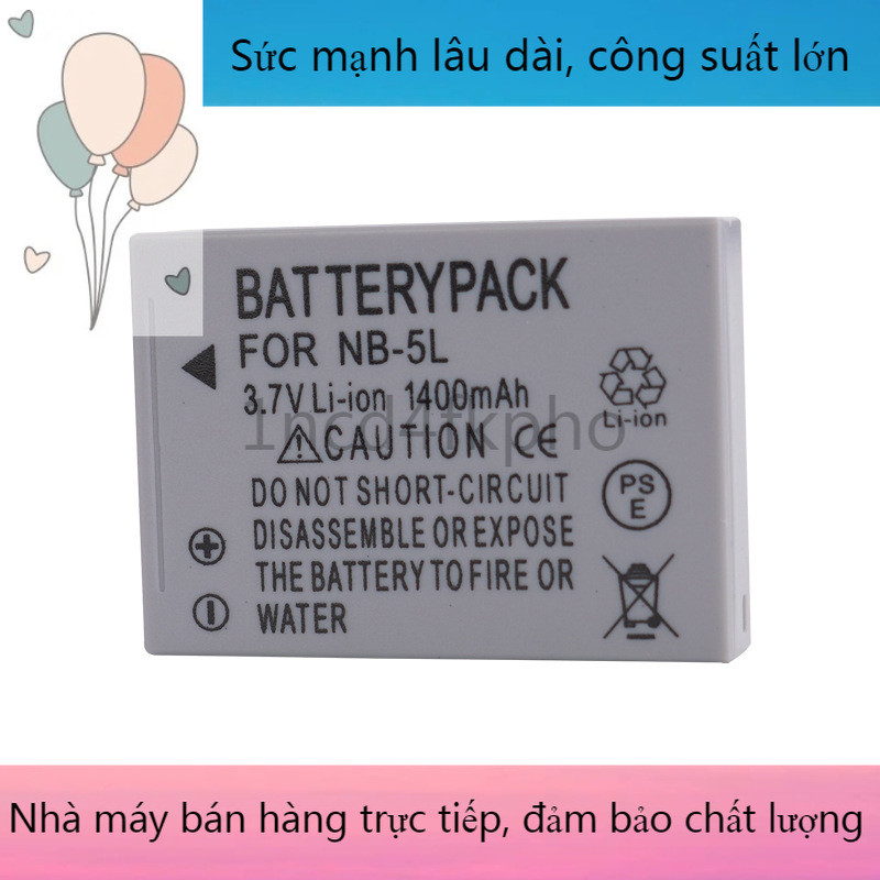 Pin máy ảnh mới NB-5L cho Canon SX200 210 220 230 IXUS850 990 980 960