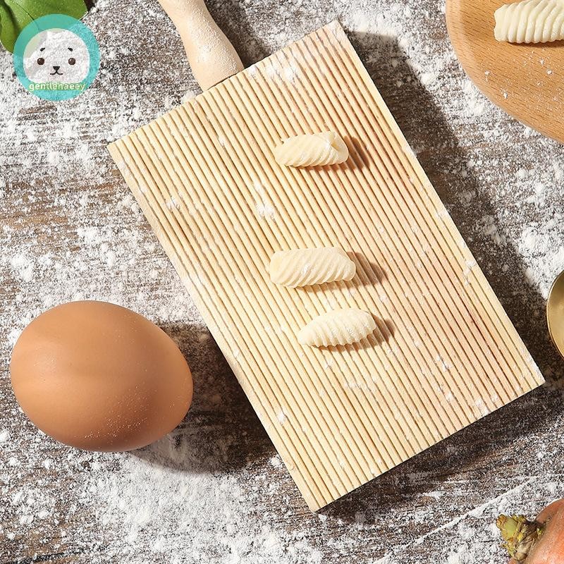 Gent Ý Gnocchi Board Gỗ Nhà Bếp Dụng Cụ Nướng Bánh Pasta Maker Chuyên Nghiệp Gnocchi Con Lăn Ban Dụn