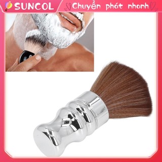 SUNCOL Bàn chải cạo râu mềm Khăn lau bụi cổ chuyên nghiệp Dễ dàng làm sạch cho nam giới Thiết thực với Tay cầm bằng nhựa ABS để cắt tóc