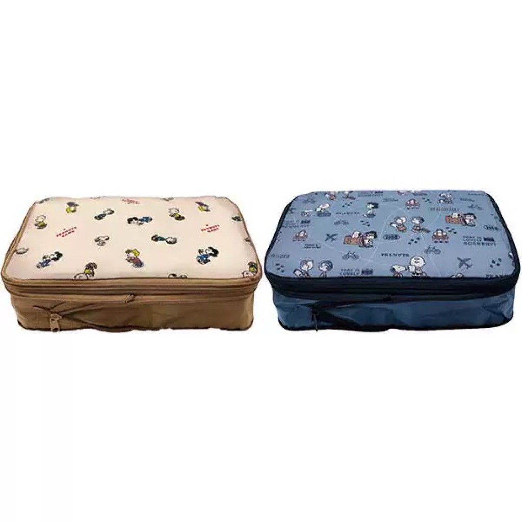 Nhật Bản snoopy snoopy snoopy Du Lịch Quần Áo Túi Đựng Nhẹ Dễ Dàng Mang Theo Dung Tích Lớn Nylon Chố