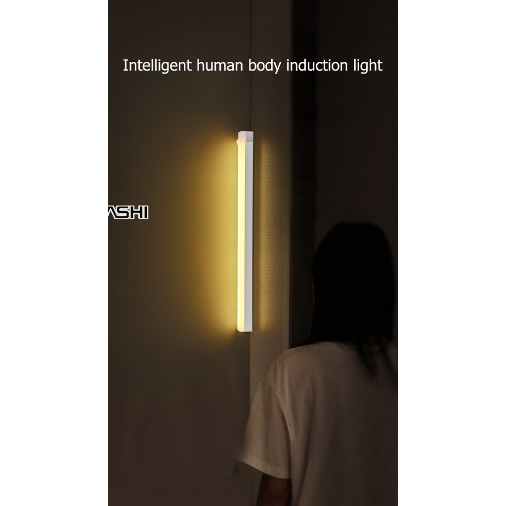 JIASHI Đèn LED cảm ứng cơ thể con người dải đèn tủ từ tính