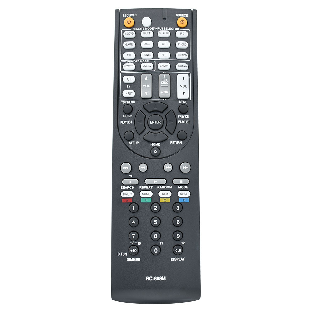 Mới RC-898M Điều Khiển Từ Xa Thay Thế Cho Onkyo AV Thu TX-NR545 TX-NR646 TX-NR747 TX ‐ NR5008 TX ‐ N