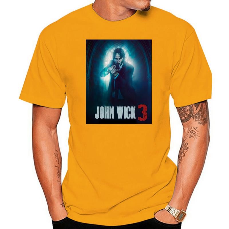 Áo Nam John Wick 3 Parabellum Mùa Hè, Tay Ngắn, Đa Size