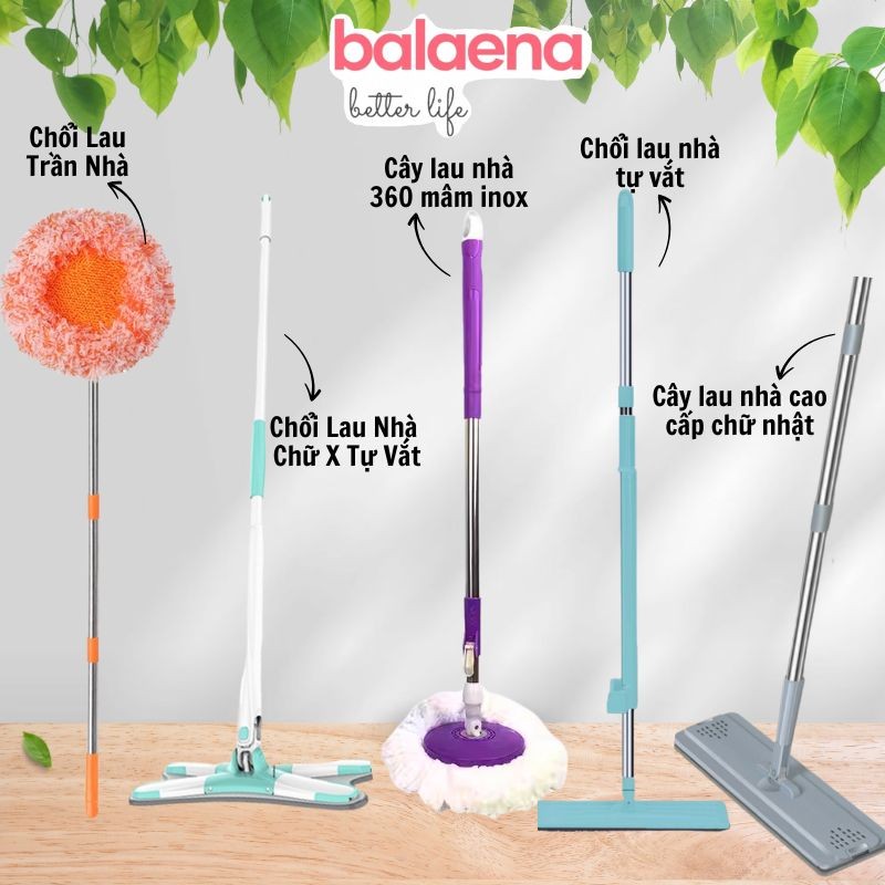 Cây lau nhà 360, cây lau nhà thay thế thông minh, chổi lau nhà cao cấp nhiều…