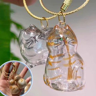 Trong suốt Dễ Thương Chó Con Mèo Hộp Bảo Quản Tóc Mèo Lưu Trữ Bộ Sưu Tập Túi Thú Cưng Lưu Niệm Mặt Dây