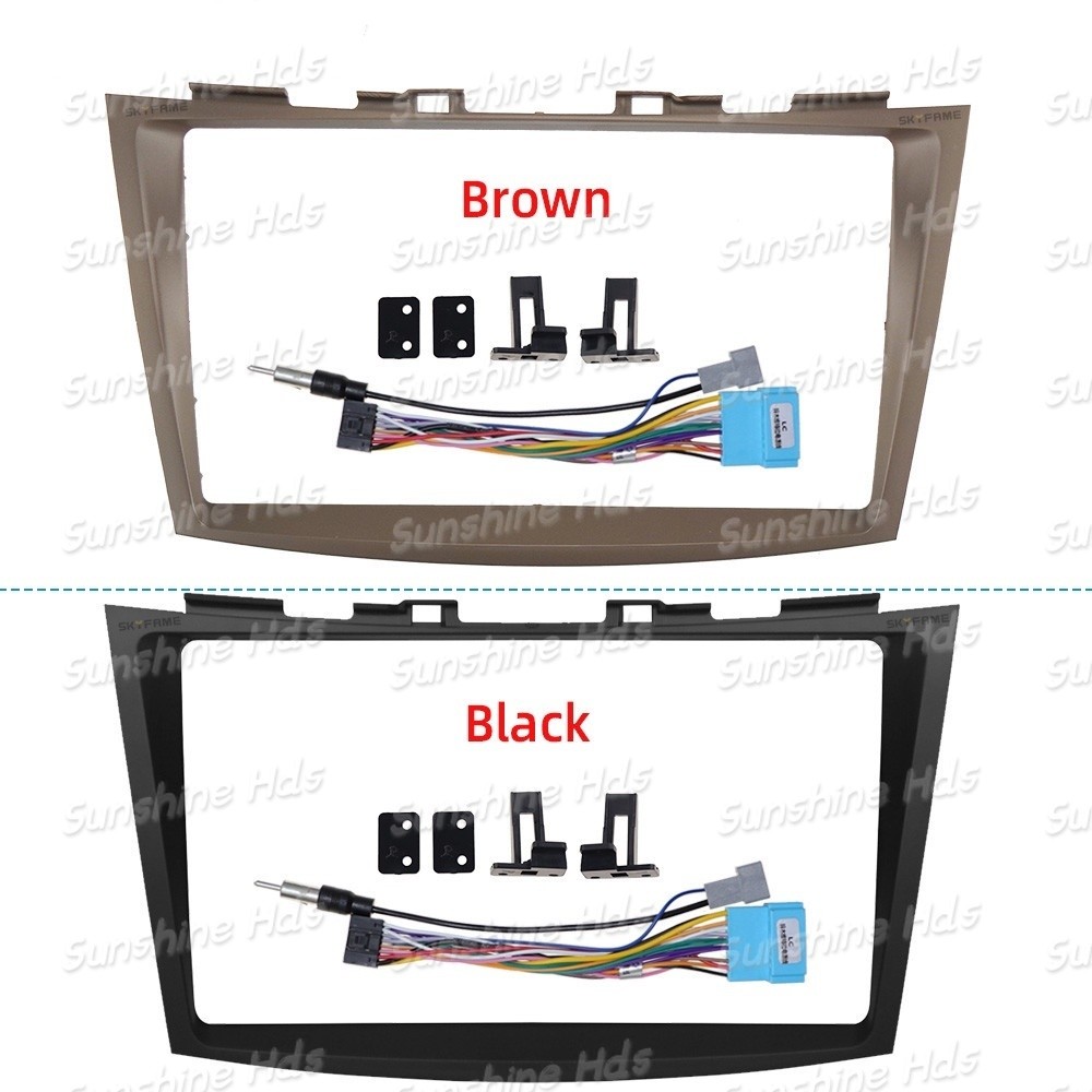 Đài Phát Thanh Ô Tô Fascia Cho 2010-2017 Suzuki Swift Khung 9 Inch Android MP5 Player Bảng Âm Thanh 