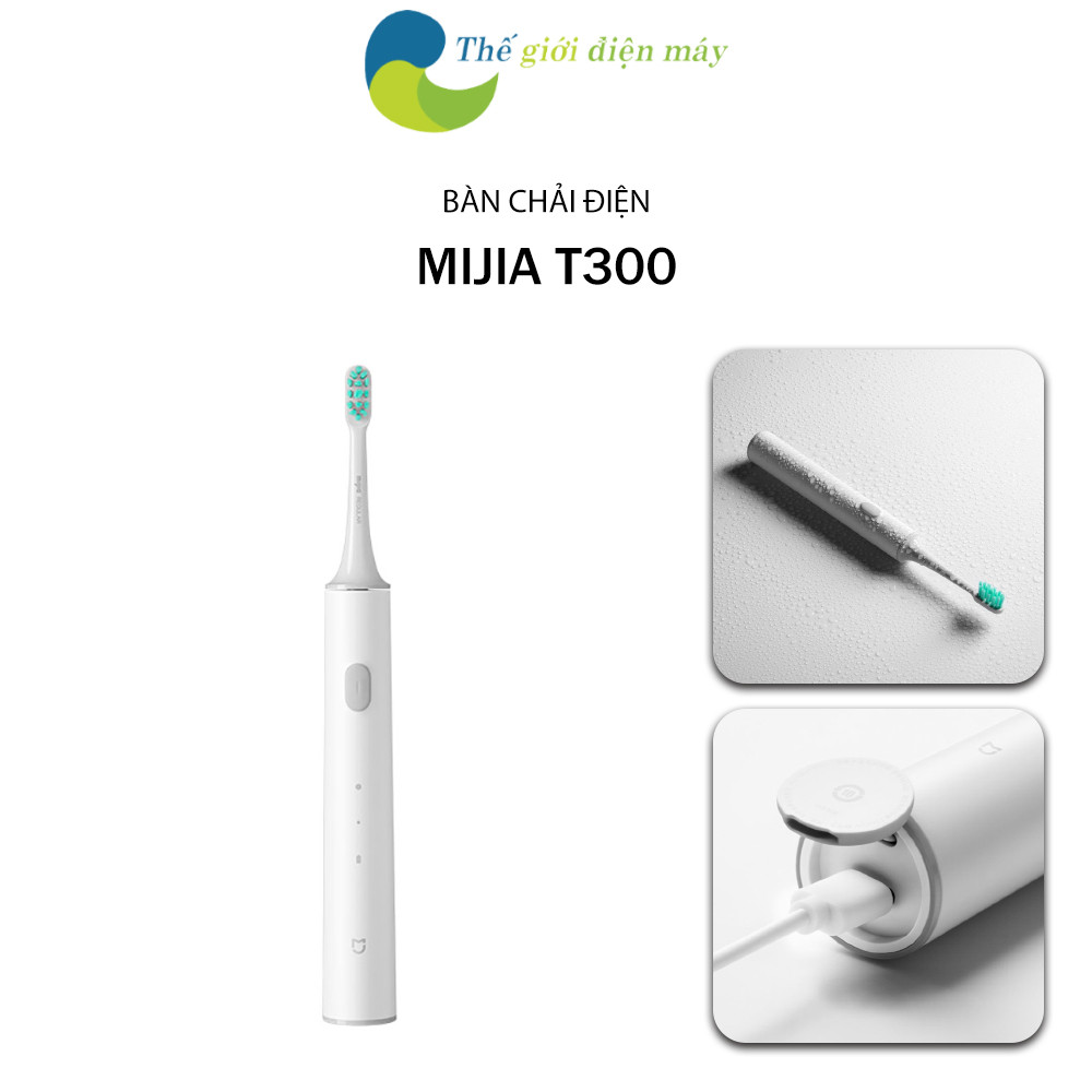 Bàn chải điện Mijia T300 Chống Nước IPX7 - Bảo hành 3 tháng
