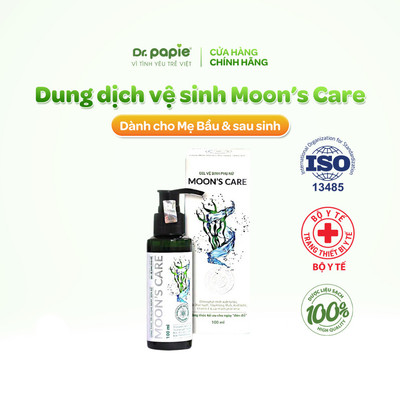Dung dịch vệ sinh Moon's Care chiết xuất thiên nhiên ngăn ngừa viêm nấm ngứa cho phụ nữ sau sinh hoặc sau kỳ kinh nguyệt