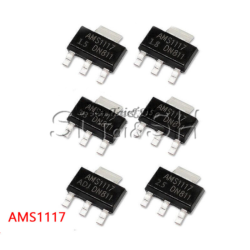 Sản Phẩm Mới 20 Chiếc AMS1117 AMS1117-3.3V AMS1117-ADJ AMS1117-1.8 AMS1117-1.2 AMS1117-5.0 AMS1117-2