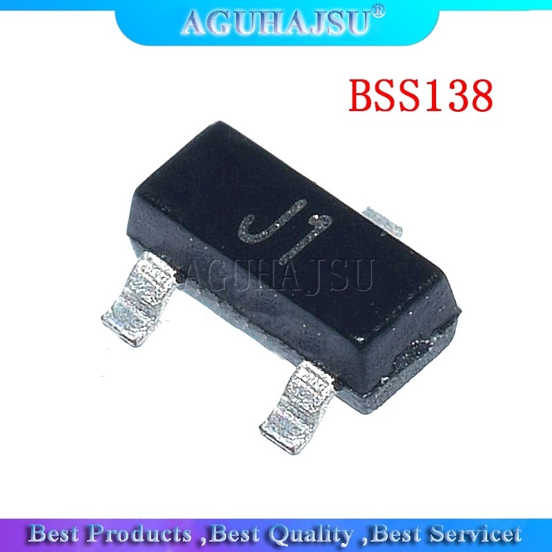 100 CHIẾC BSS138LT1G BSS138 SOT23 SOT23-3 MOSFET SMD Mới nguyên bản