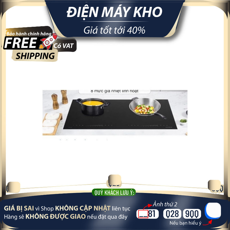 Bếp từ đôi lắp âm Hafele HC-I2732A  - DMK