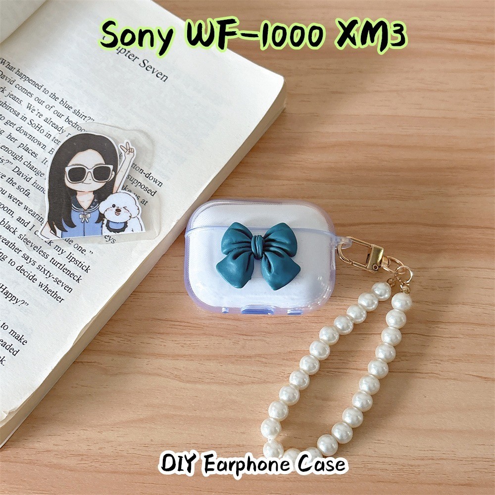 【Hot sale】Cho Sony WF-1000 XM3 ốp tai ng Case DIY dòng thủy triều Vỏ Bảo Vệ Hộp Sạc Tai Nghe NO.3