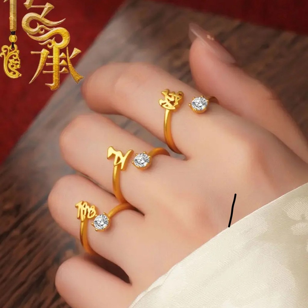 Nhẫn kim cương Moissanite People có thể mở có thể điều chỉnh 2025.7.15