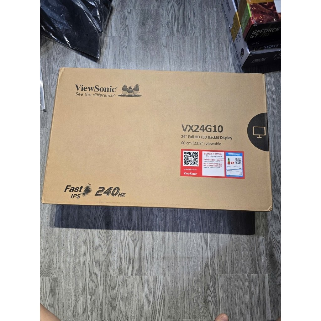 Màn hình ViewSonic VX24G10, Full HD, Fast IPS 240Hz, HDR10, sRGB 104%, chuyên game, BH 3 năm | BigBuy360 - bigbuy360.vn