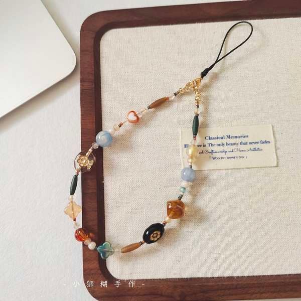 {Little Lion Paste · Hand-Made} Dây buộc điện thoại di động chính hãng Dây chuyền điện thoại di động