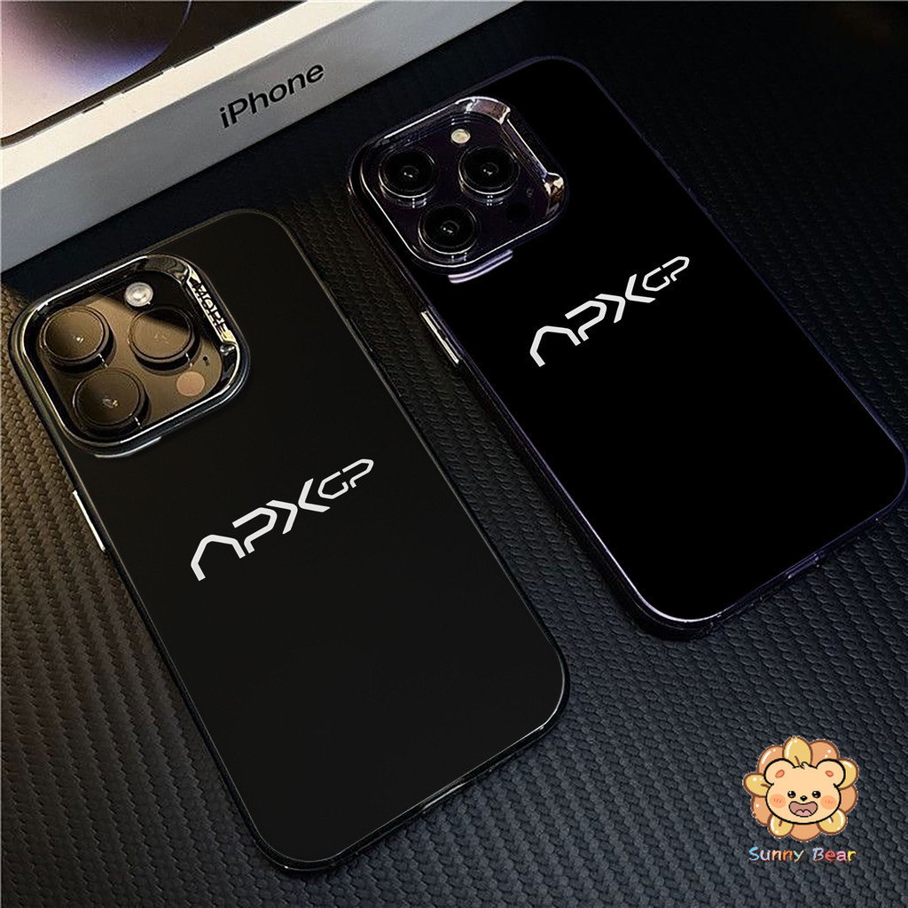 Ốp iPhone 16 Pro Max Logo F1 thoại bảo vệ ống kính mạ điện mờ màu trơn đơn giản Tương thích cho iPho
