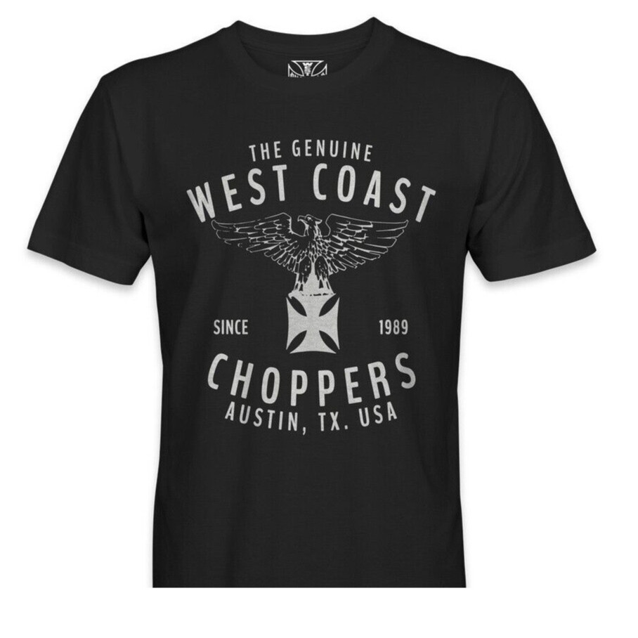 Áo thun nam đua xe 100% cotton West Coast Choppers2025