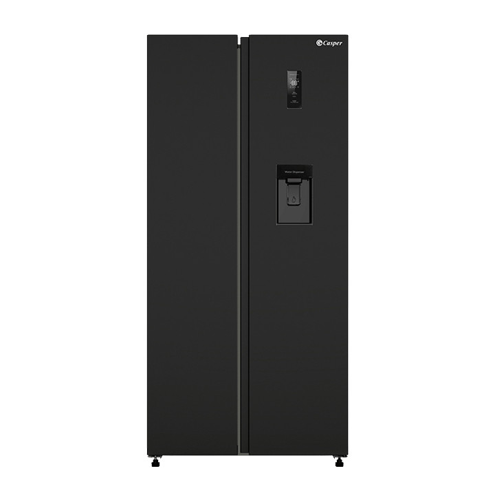 Tủ lạnh side by side CASPER Inverter 458lít RS-460PBW màu đen - Tủ lạnh lấy nước ngoài - Bảng điều k
