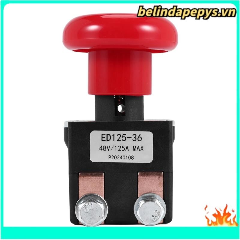 Công tắc dừng ngắt kết nối khẩn cấp ED125-36 48V 125A cho EZ30 E30 D40 EZ40 111551000800 Xe nâng điệ