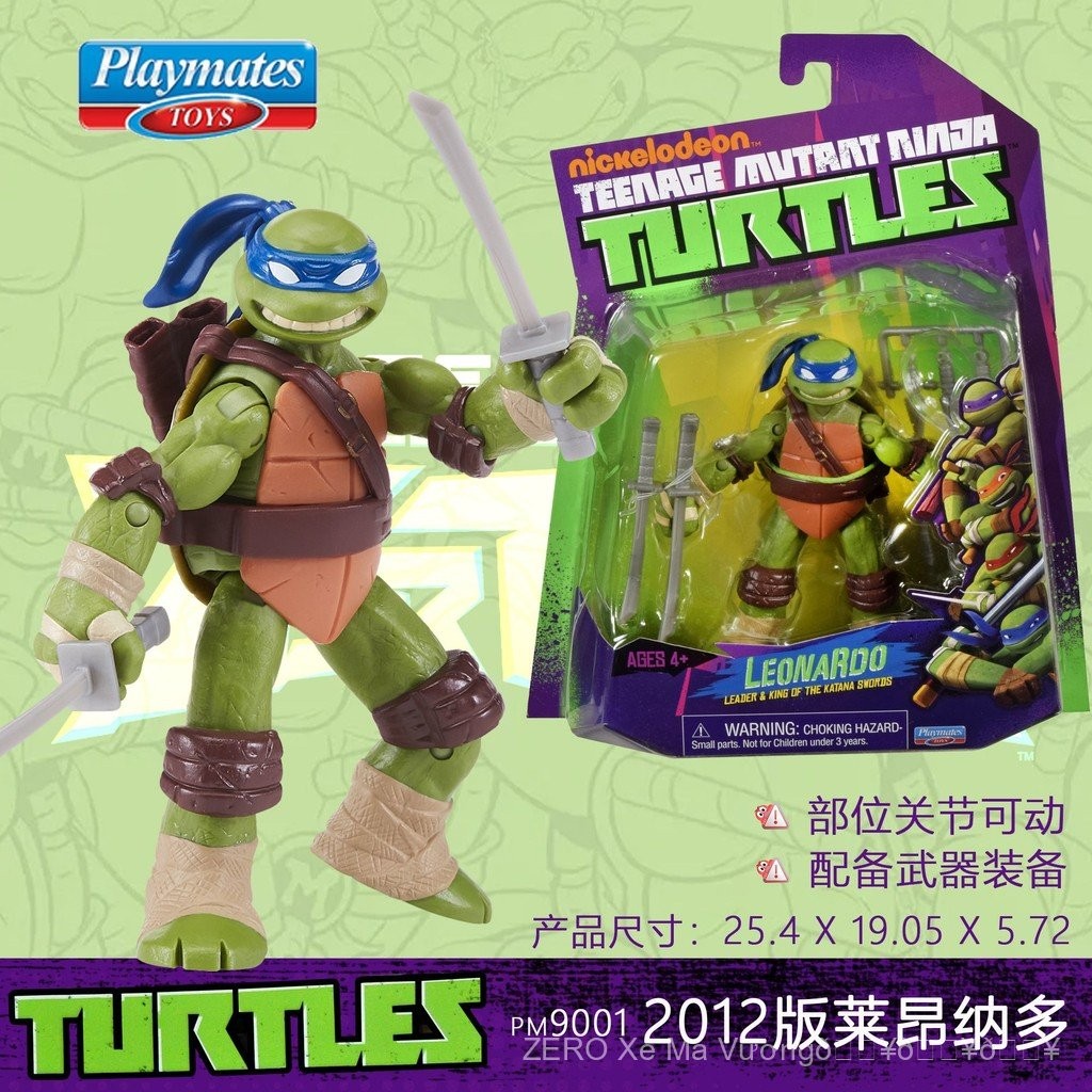 [925HOT] Ninja Thần Rùa Hình Chính Hãng Phiên Bản 2012 Slyder Donatello Cheero Raphael Leonardo Hợp 