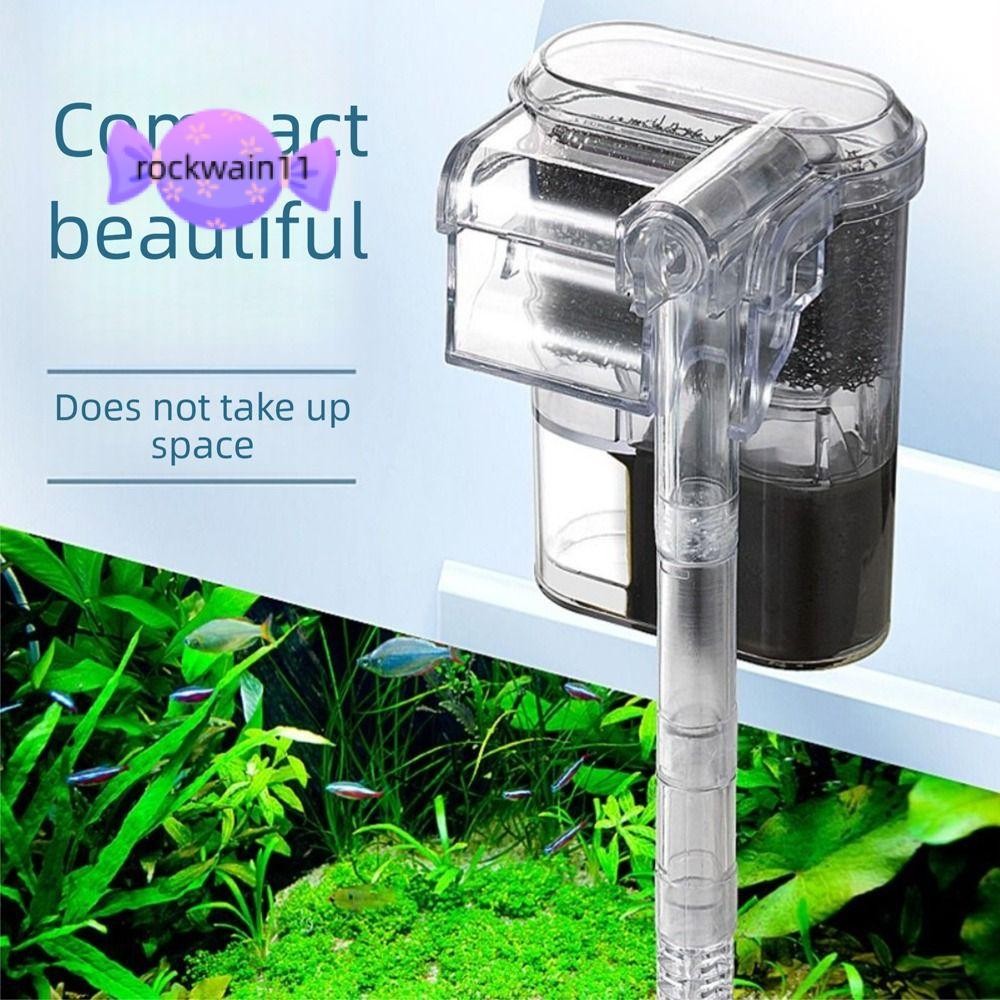 ROCKWAIN11 Làm Sạch Máy Bơm Nước, Lọc Nước Mini Bể Cá Lọc, Giao Diện Nguồn USB Treo Tường Chìm Lọc B