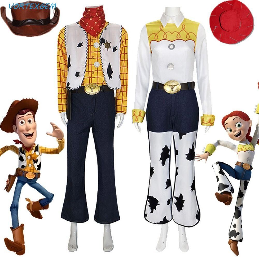 VORTEXGEM Jessie Trang Phục Hóa Trang, Trình Diễn Sân Khấu Cao Bồi Phiêu Lưu Woody Trang Phục Hóa Tr