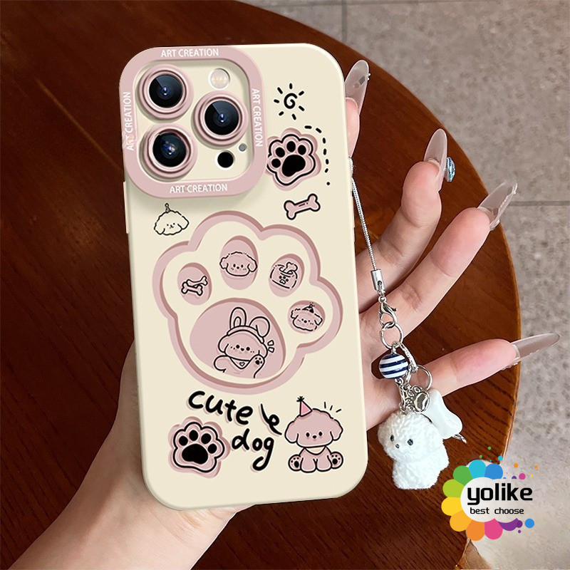 Ốp Điện Thoại Hình Chó Hoạt Hình Cho IPhone 15 11 16 12 13 14 Pro Max 7Plus 16 8 15 PlusS Max XR X P