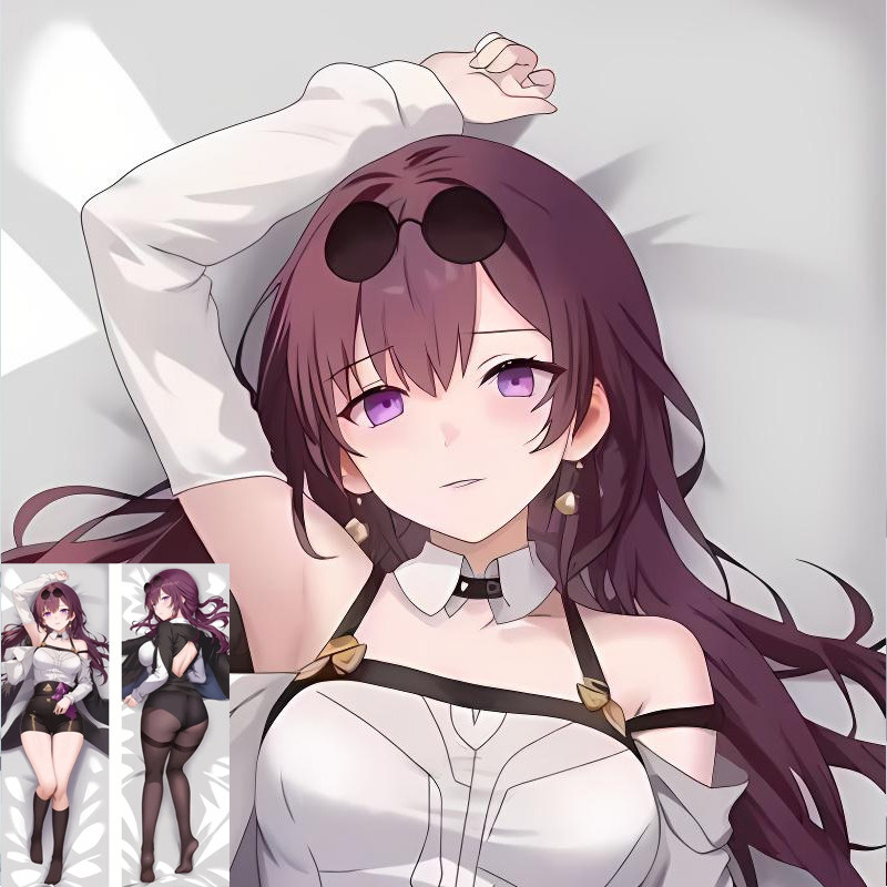 MỚI Vỏ Gối Quà Tặng Ném Đệm Otaku Dakimakura Waifu Honkai Star Rail Kafka Anime Trang Trí 2 Mặt In H