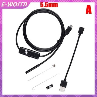 Camera nội soi Mini E-WOITD Camera USB 7mm / 5.5mm để kiểm tra Android Borescope HNVN
