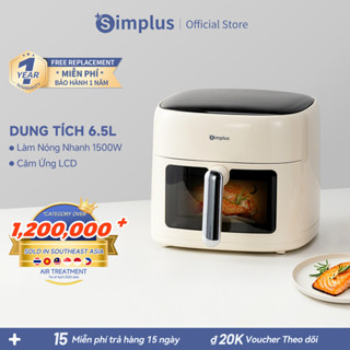 Simplus Nồi Chiên Không Dầu Dung Tích Lớn 6.5L Công Suất Cao 1500W KQZG018- Bảo Hành 1 Năm 1 Đổi 1