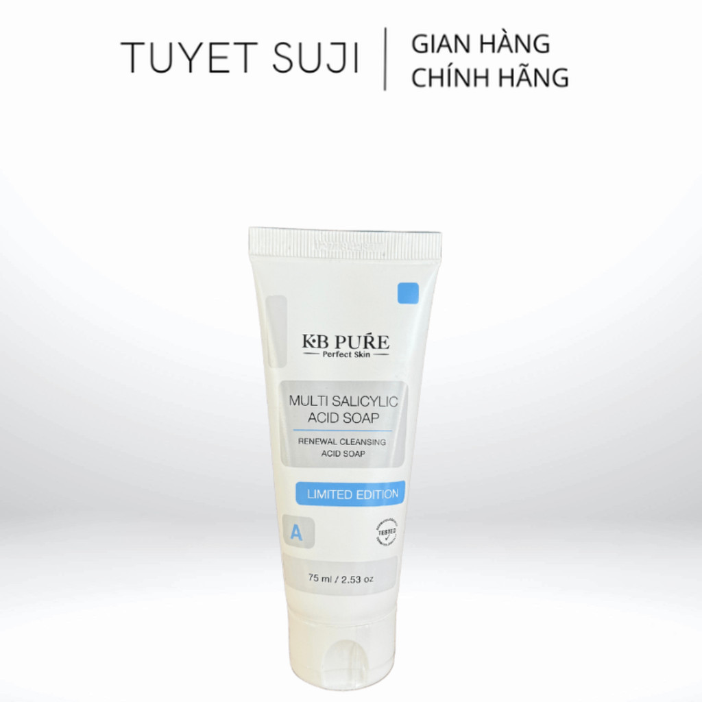 Tẩy tế bào chết Multi salicylic acid soap KB PURE Gel 75ml
