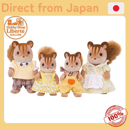 [Direct Japan] Sylvanian Families Dolls [Kurumi Squirrel Family] FS-17 ST Mark Certified 3 years and