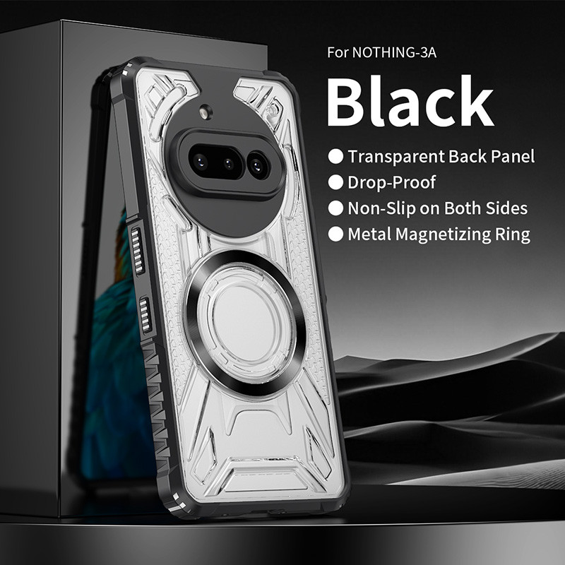 Ốp điện thoại trong suốt chống sốc hạng nặng For Nothing (3a) / (3a) Pro Hybrid