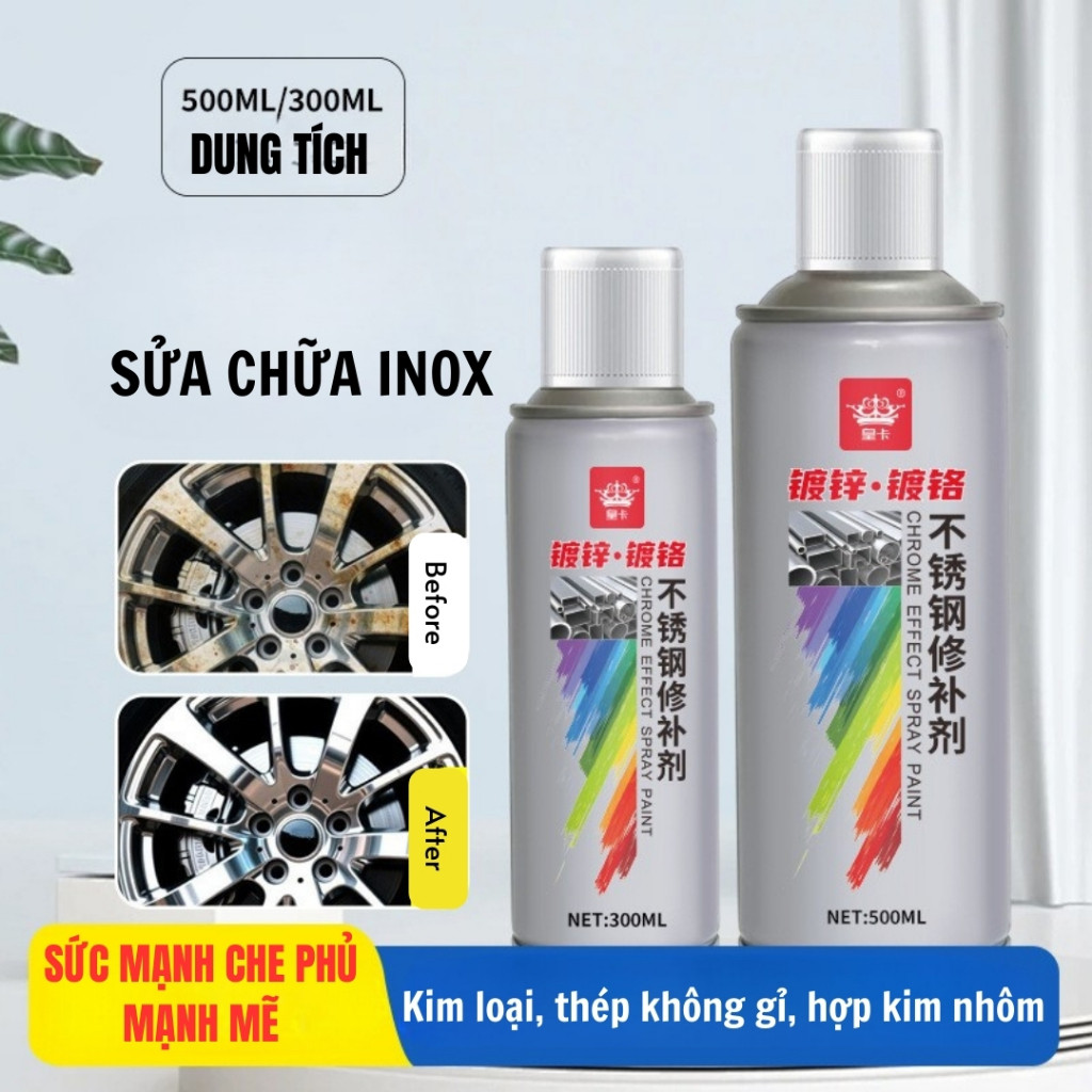 Sơn Xịt Mạ Crom LAKESI