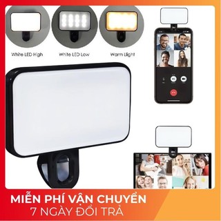  Đèn led selfie kẹp điện thoại trợ sáng 3 chế độ ánh sáng hỗ trợ chụp hình ảnh quay video tiện dụng  cao_nhien_thith  