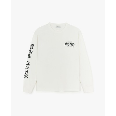 MLB - Áo sweatshirt unisex cổ tròn Basic Street Logo_3ATSB1054-43IVS